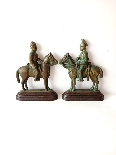Victorian brass door stops - victorian,