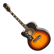 Epiphone - J-200 EC Studio Left-Handed, Spruce Top, Maple Back and Sides, Vintag