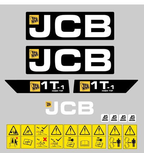 Jcb dumper decal sticker - dumper,