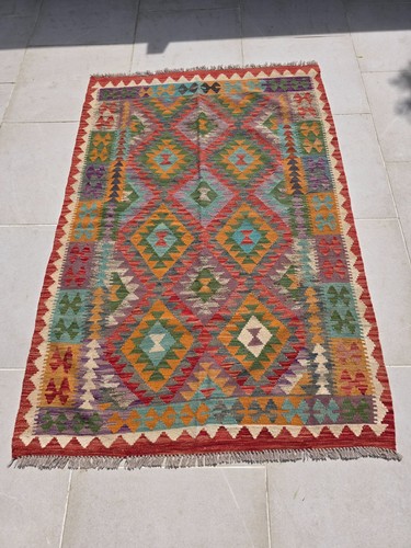 Handmade afghan kilim - handmade, rug