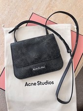 Acne Studios Platt crossbody bag / asphalt grey distressed 