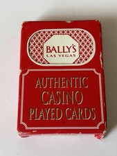 Bally's Las Vegas Hotel & Casino Souvenir Deck Of Playing Cards Casino Played