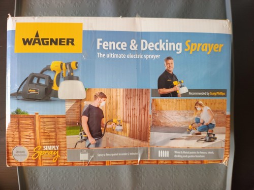 Wagner fence decking sprayer - fence,