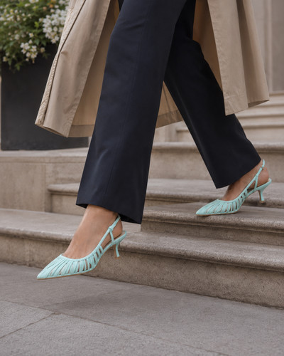 Laura biagiotti aqua slingback - aqua,