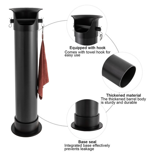 Knock box for - coffee, grounds