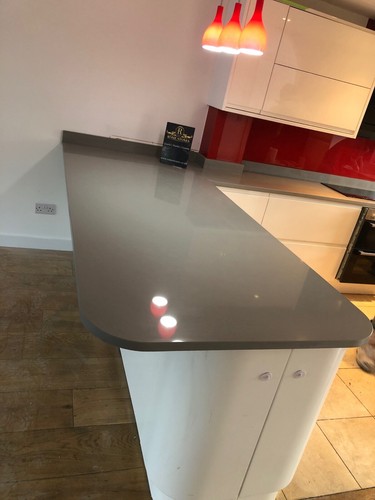 Grey kitchen worktops - grey, worktops/