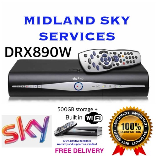 Sky plus box with built - box,
