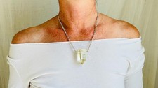 Citrine & Silver Pendant