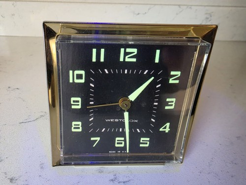 Vintage 1960s metal westclox - vintage,