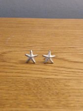 Starfish Stud Earrings With Rubber Back.