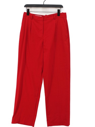 Zara women trousers red - trousers, l