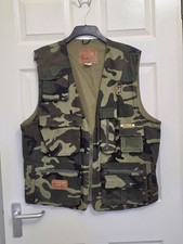Graff Camo Multi-Pocket Utility Vest Size XL Hunting Fishing Outdoor Gilet VGC