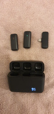 Wireless USB-C Lavalier Lapel Mic set x 2 + Charging case