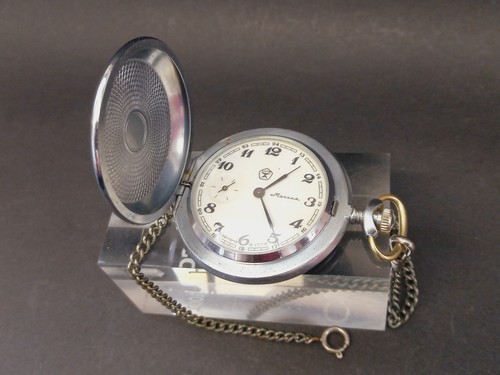 Soviet vintage pocket watch - soviet,