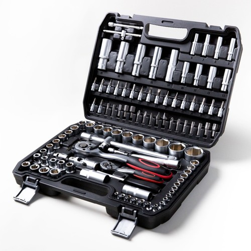 108pcs set drive - socket, 1/2''