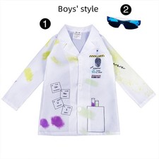 Lab Rat Science Crazy Boys Girls Halloween Child Mad Scientist Costume Kids
