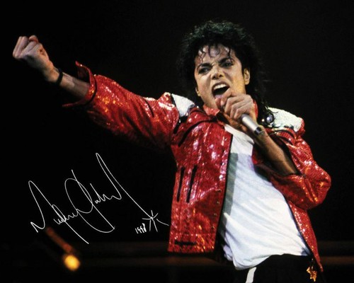Michael jackson autograph - michael,