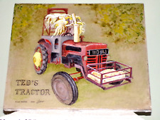 Decorative Ted's Tractor Acrylic on Canvas Colin Hooper Charming 2014  L@@K