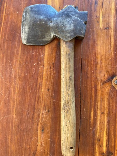 Antique single bevel side axe - bevel,
