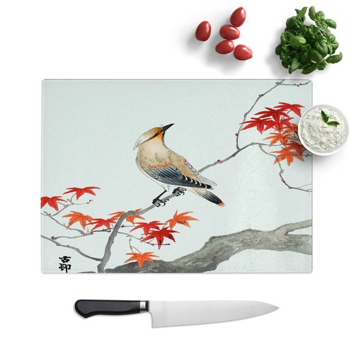 Bird upon maple tree glass - bird,