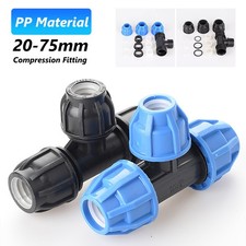 PP Compression Fitting Tee