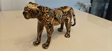 Collage Leopard Figurine