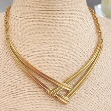Monet Gold Tone Geometric