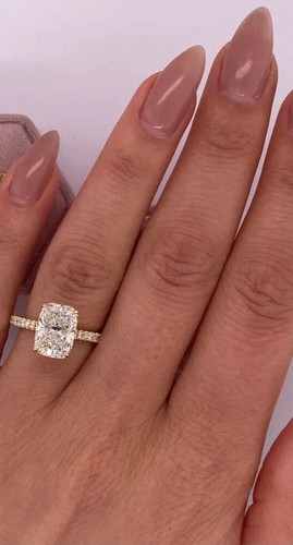 Women ring lab grown diamond - ring,