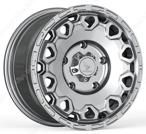 Grey sprocket alloy wheels - 16",