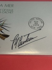 Jacques Cousteau Signed