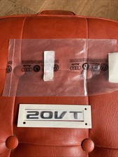 Vw Seat Skoda Audi 20VT BADGE GENUINE PART 93mm x 15mm