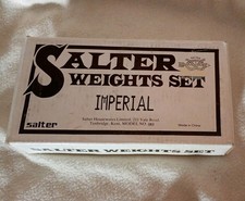 VINTAGE SALTER WEIGHTS SET IMPERIAL