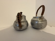 Vintage Pewter Tea Set. Teapot