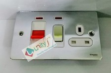 Schneider Electric 45A Cooker Control Unit Switched Socket GU4201WPC – Ultima...