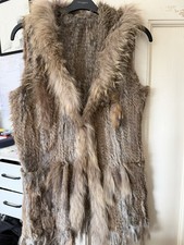 Rabbit Fur Gilet Waistcoat