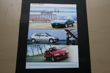 Original magazine advert: PEUGEOT 106 QUICKSILVER frame-ready wall-art 