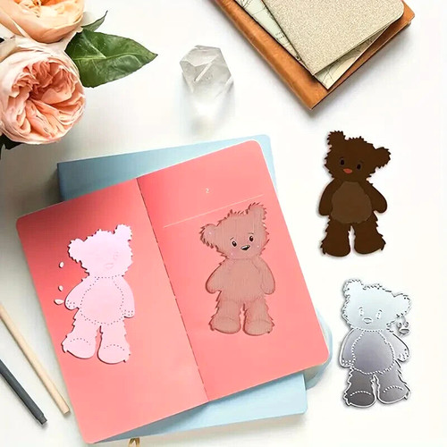 Cute teddy bear metal cutting - cute,