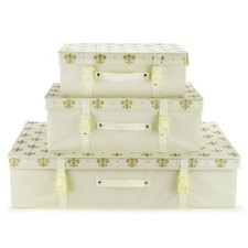 Ivory Gold Wedding Dress Box