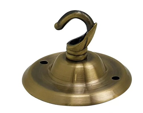 Ceiling rose hook - hook, plate