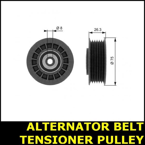 Alternator belt idler - alternator,