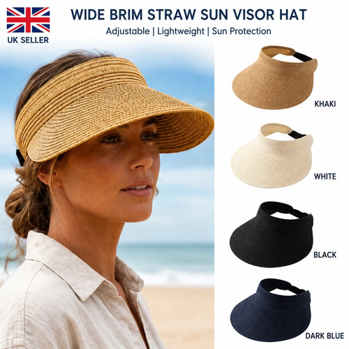 Straw sun cap adjustable - cap,