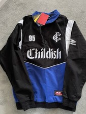 Childish FC blue and black drill jacket, size small S, brand new with tags