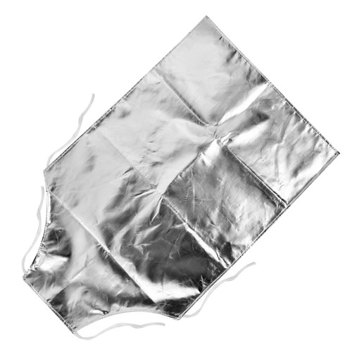 Aluminum foil apron 1000掳c - aluminum,
