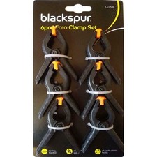 Blackspur 6pc Micro Clamp Set