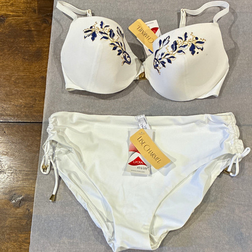 Lise charmel white blue floral - lise,
