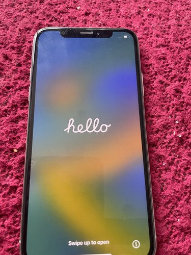 Apple iphone 256gb silver - x,