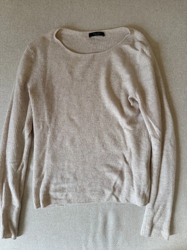 Massimo dutti beige rib knit - dutti,