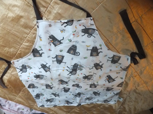 Portmeirion cat apron - -, a