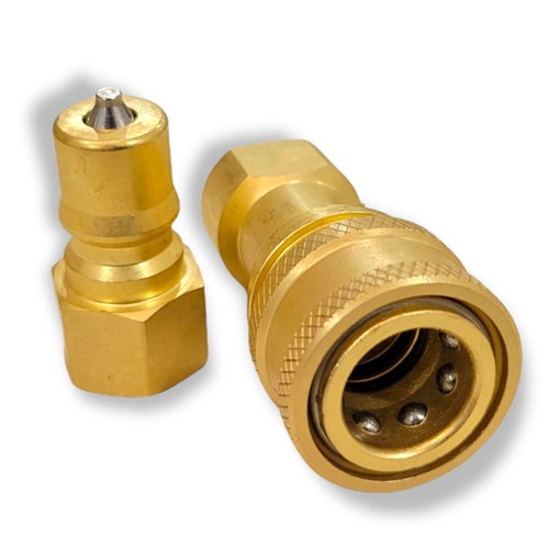 Brass quick disconnect - 1/4",