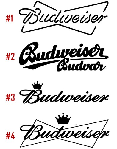Budweiser logo vinyl decal - vinyl,